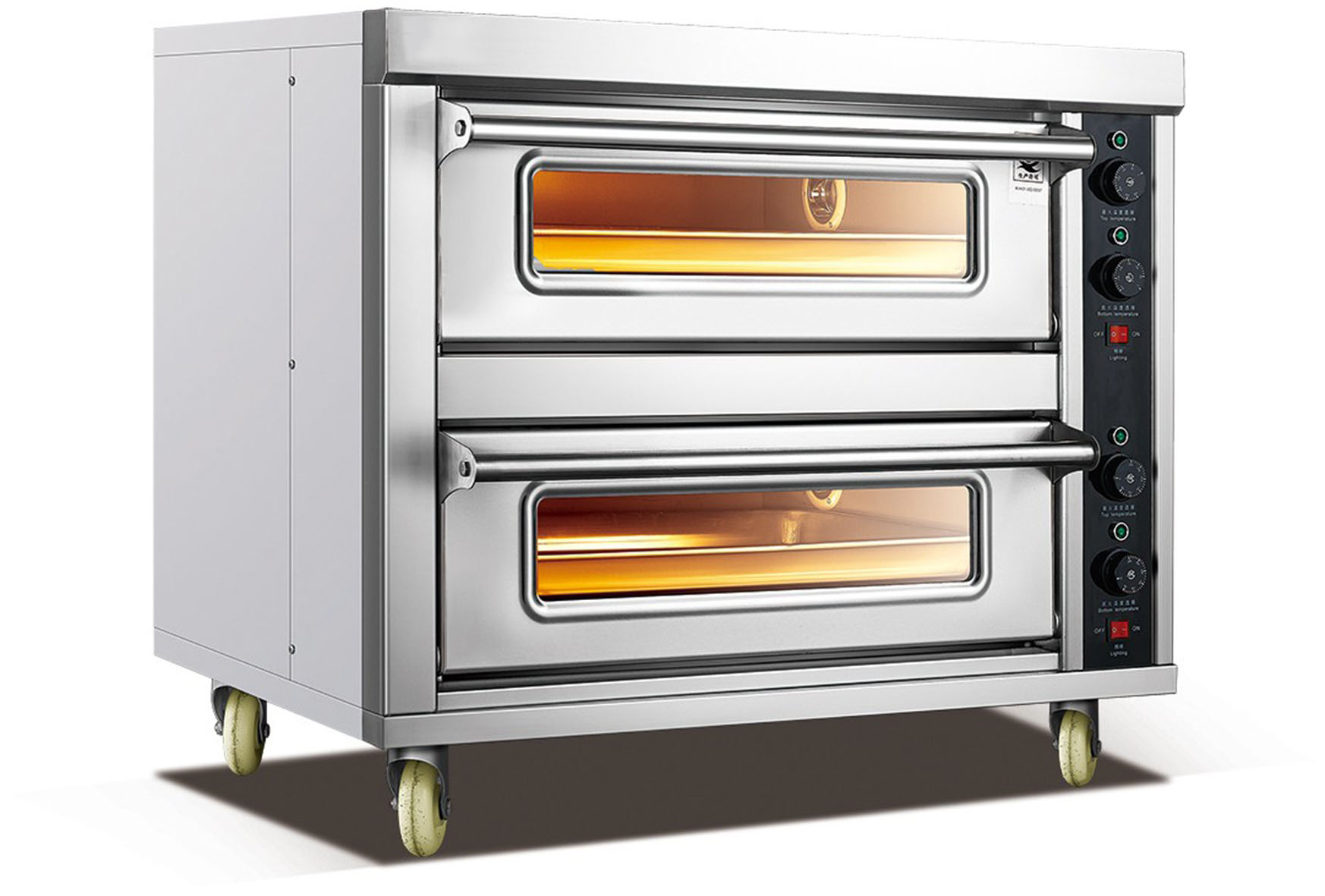 Commercial Double Deck 4 Tray Electric Oven For Bread Toast Baking Oven Bakery Equipment