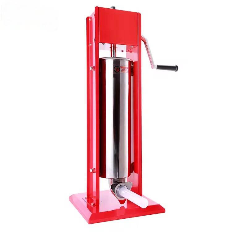 stainless steel vertical manual sausage stuffer commercial sausage filler